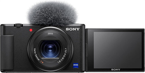 vlogging camera with microphone sony zv 1